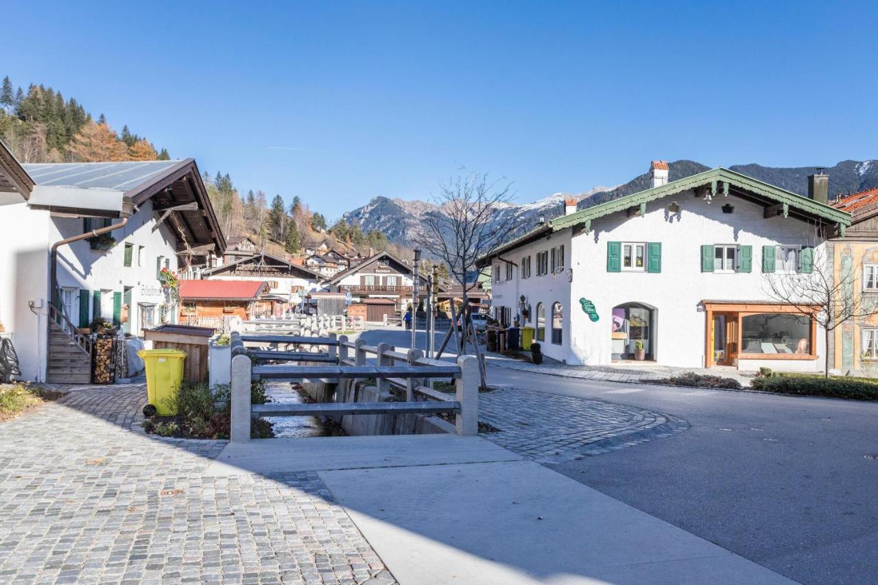 Ferienwohnung Rosenquarz Mittenwald Exterior foto