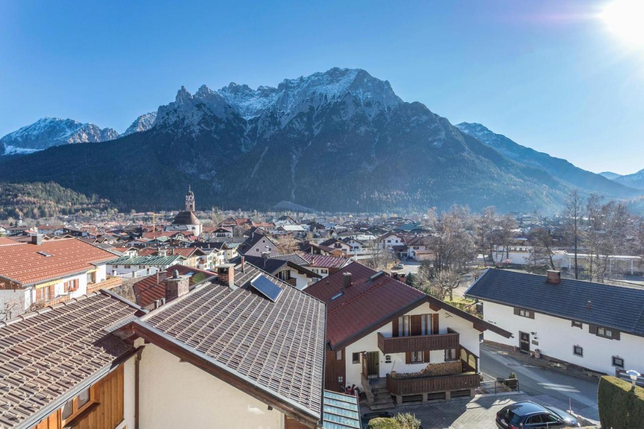 Ferienwohnung Rosenquarz Mittenwald Exterior foto